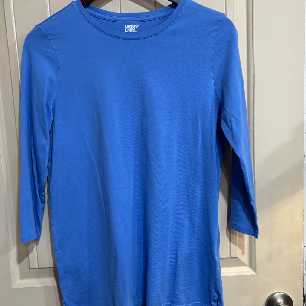 Lands' End 100% Cotton Tunic Small Tall Women's